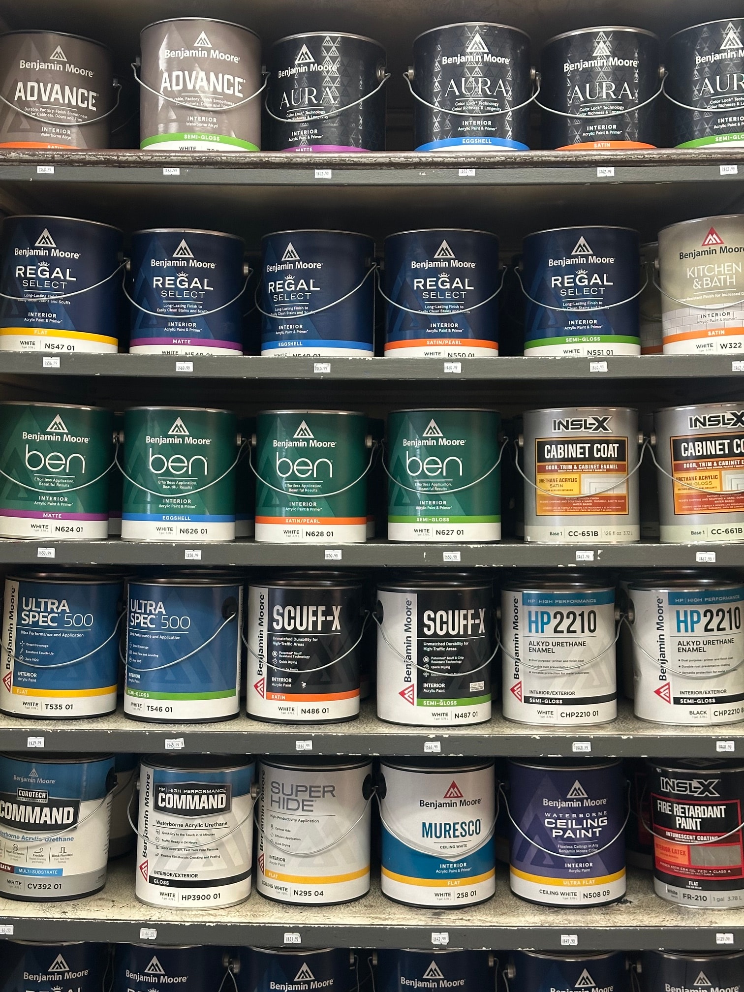 Inside Atlas Paints Plus — fully stocked paint and hardware store